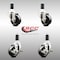 Service Caster 3.5 Inch 316SS Soft Rubber Swivel 1-1/4 Inch Expanding Stem Caster Brake, 2PK SCC-SS316EX20S3514-SRS-2-TLB-2-114 - alternate 4